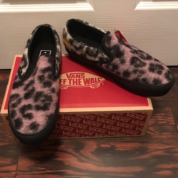 vans era mixed leopard platform sneaker